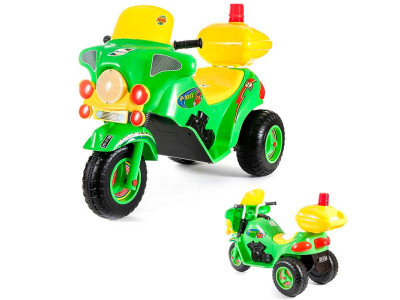 Дитячий мотоцикл на акумуляторі "Ямаха" салатовий 372Сал
