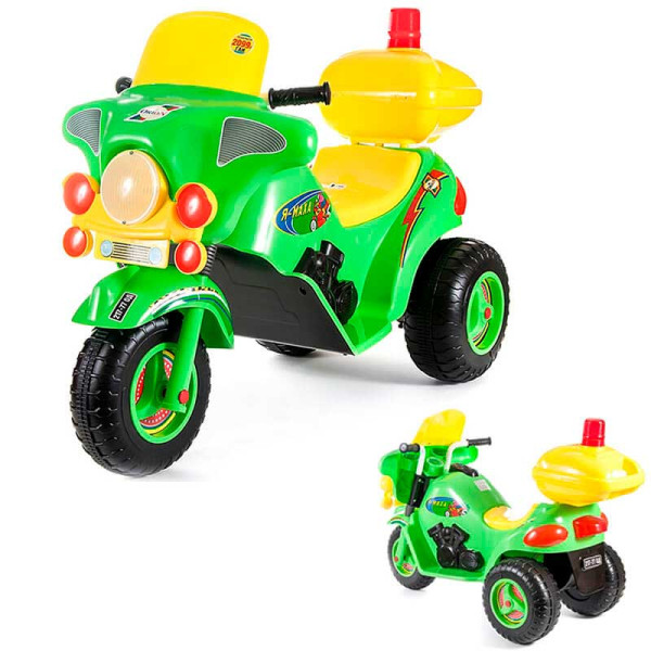 Дитячий мотоцикл на акумуляторі "Ямаха" салатовий 372Сал