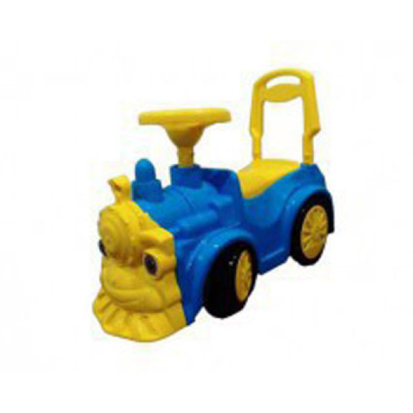 Машинка-каталка "Паровозик" блакитний 761Гол Машинка-каталка "Паровозик" блакитний 761Гол