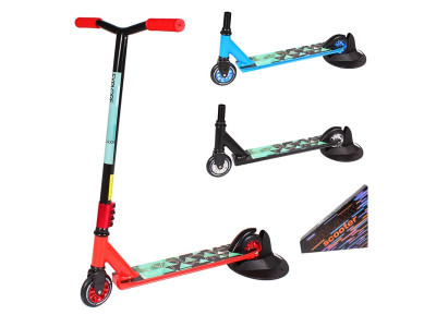 Самокат трюковий алюм/сталь 3 кольори в коробці GS-0030