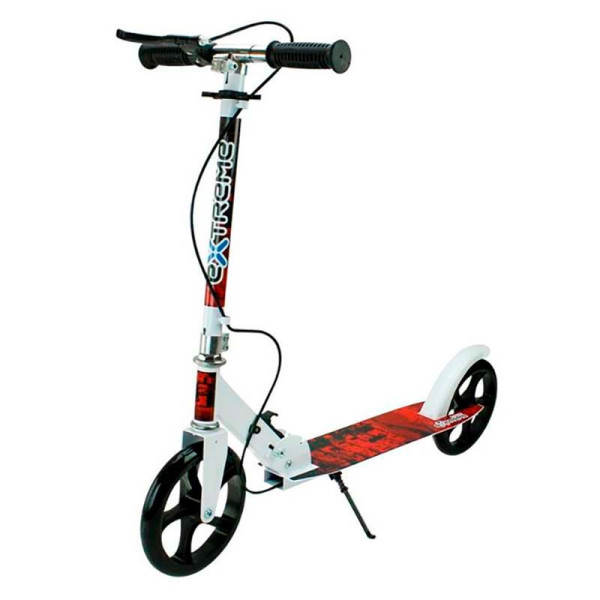 Самокат міський 2 колеса PU 200 мм з гальмом SC2425_White