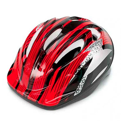Захисний дитячий шолом для катання 24.5*20 см Z41492_Silver-Red