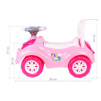 Толокар Технок "Автомобіль для прогулянок" рожевий зі звуком 6658