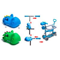 Аксесуар для самоката насадка Динозавр SSD001_Green