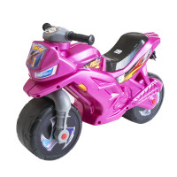 Дитячий мотоцикл біговел Оріон рожевий 501