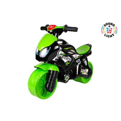 Дитячий Мотоцикл чорно-зелений ТехноК Техн.6474