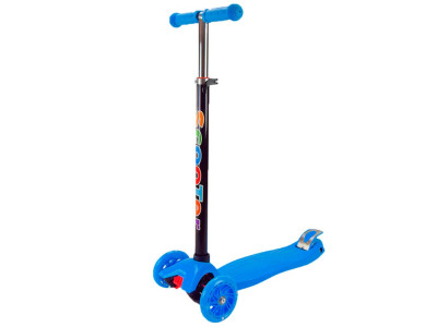 Самокат дитячий 4-х колісний колеса PU зі світлом SC2401_Blue