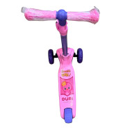 Самокат дитячий 3 колеса PU зі світлом HS2020_Pink-Violet