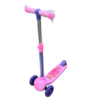 Самокат дитячий 3 колеса PU зі світлом HS2020_Pink-Violet