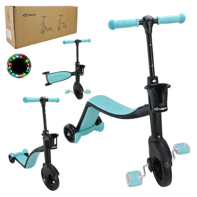 Самокат-велобіг дитячий 3 колеса EVA блакинтний SC824