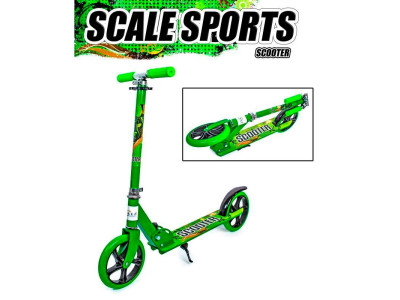 Двоколісний самокат Scale Sports Алюміній Салатовий 460_White-Green