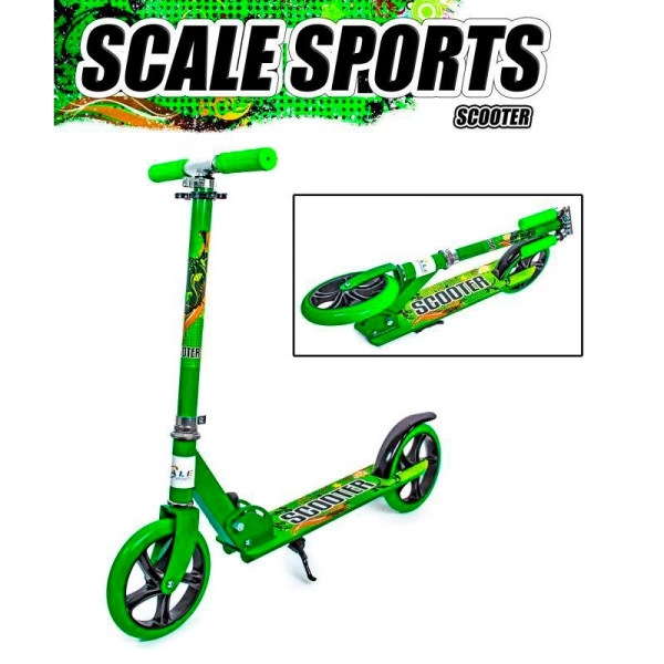 Двоколісний самокат Scale Sports Алюміній Салатовий 460_White-Green Двоколісний самокат Scale Sports Алюміній Салатовий 460_White-Green