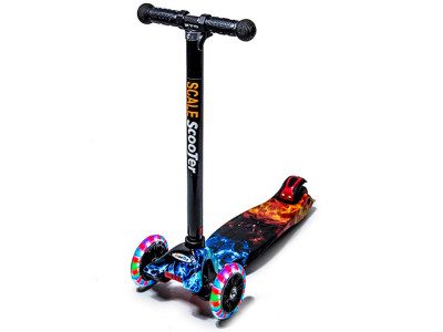 Самокат Scooter Maxi Print Вогонь і Лід SCMP_FI Самокат Scooter Maxi Print Вогонь і Лід SCMP_FI