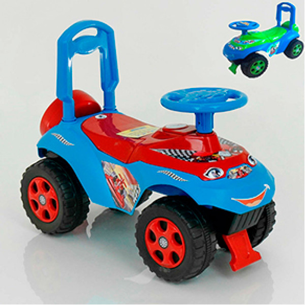 Каталка музична "Автошка" (жовто-синій) 013117/R/U