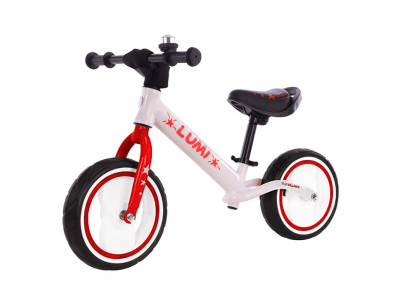 Біговел Lumi BALANCE TILLY 12" Білий з підсвічуванням коліс T-212521 White