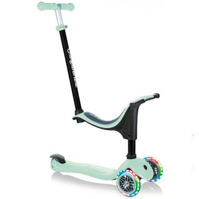 Самокат GLOBBER серії GO UP SPORTY пастельний зелений до 20/50кг 1+ 3 ко 452.206-3