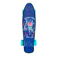 Пенні борд 22" Skull PU колеса 56*15 cm SC20402_Ocean