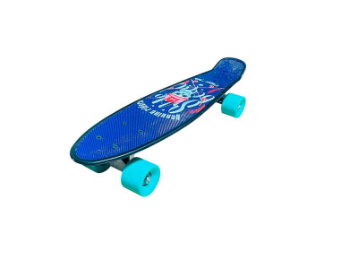 Пенні борд 22" Skull PU колеса 56*15 cm SC20402_Ocean