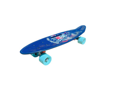 Пенні борд Skull 24" PU колеса з ручкою 60*17 cm SC20514_Ocean Пенні борд Skull 24" PU колеса з ручкою 60*17 cm SC20514_Ocean
