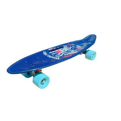 Пенні борд Skull 24" PU колеса з ручкою 60*17 cm SC20514_Ocean