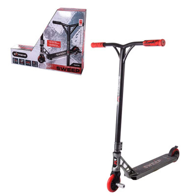 Самокат трюковий 2-х колісний Extreme Motion Sweep колеса PU 110мм TR21010 Gray