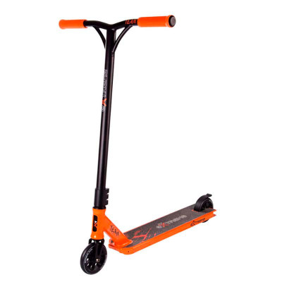 Самокат трюковий 2-х колісний Extreme Motion Team PU 110мм TR21009_Orange