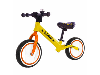 Беговел Lumi BALANCE TILLY 12" Жовтий з підсвічуванням коліс T-212521 Yellow Беговел Lumi BALANCE TILLY 12" Жовтий з підсвічуванням коліс T-212521 Yellow