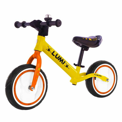 Беговел Lumi BALANCE TILLY 12" Жовтий з підсвічуванням коліс T-212521 Yellow