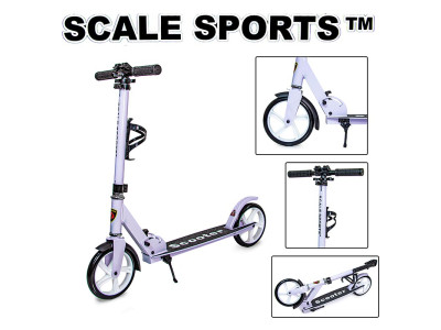 Двоколісний самокат Scale Sports Білий SS05_White Двоколісний самокат Scale Sports Білий SS05_White