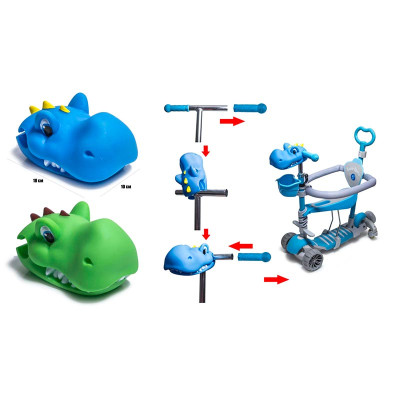 Аксесуар для самоката насадка Динозавр SSD001