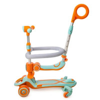 Самокат 5 в 1 Smart Помаранчевий N-388_Orange