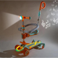 Самокат 5 в 1 Smart Помаранчевий N-388_Orange
