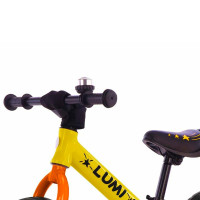Беговел Lumi BALANCE TILLY 12" Жовтий з підсвічуванням коліс T-212521 Yellow