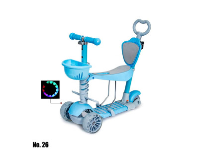 Самокат 5 в 1 Smart №3 Блакитний SM_Blue