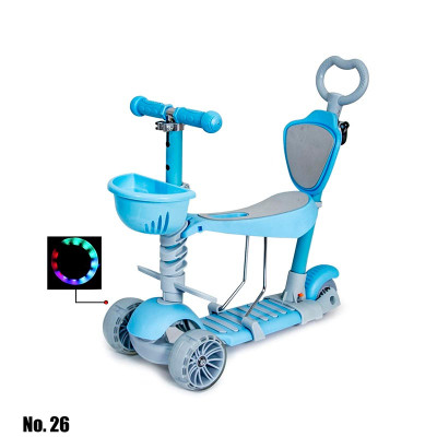 Самокат 5 в 1 Smart №3 Блакитний SM_Blue