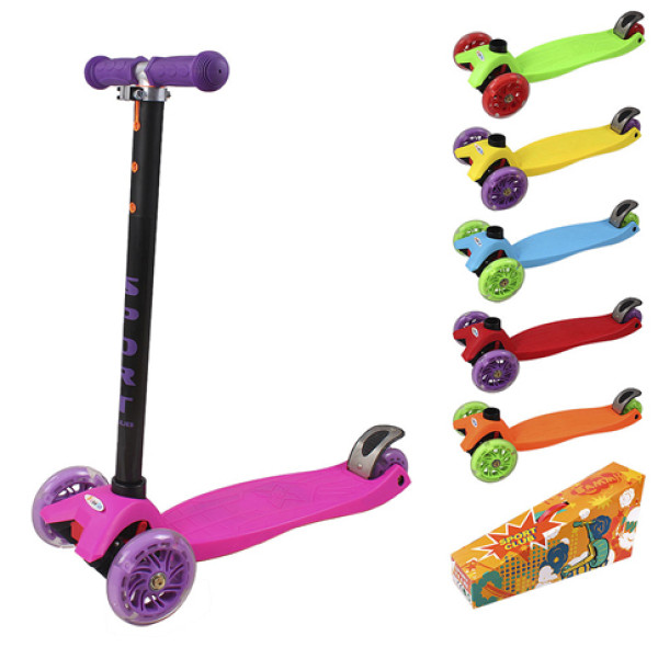 Самокат чотириколісний зі світловими ефектами BT-KS-0163