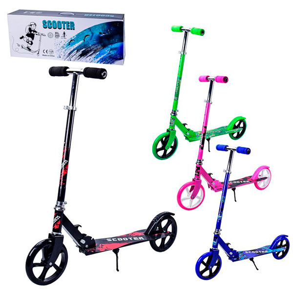 Самокат міський 2-х колісний 4 кольори метал HL-3621