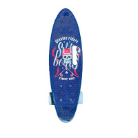 Пенні борд Skull 24" PU колеса з ручкою 60*17 cm SC20514_Gray