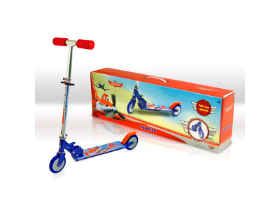 Самокат SD0107 Disney Planes.світлометал.2 колеса PVC SD0107