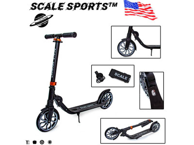 Двоколісний самокат Scale Sports Чорний SS-17_Black Двоколісний самокат Scale Sports Чорний SS-17_Black