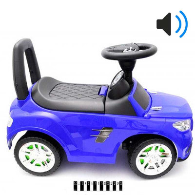 Дитяча машинка каталка синя 2-002/2-006