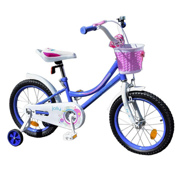 Велосипед дитячий 2-х колісний 18 Like2bike Jolly бузковий рама сталь 211813