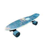 Лонгборд 22" MIX 2 кольори колеса PU LB21002_Brown