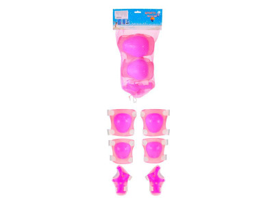 Комплект захисту наколінники та налокітники Z41491_Pink