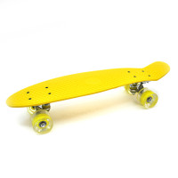 Скейтборд Пенні борд Maximus PENNY BOARD MAX со светом жовтий 56 см МАКС.5358
