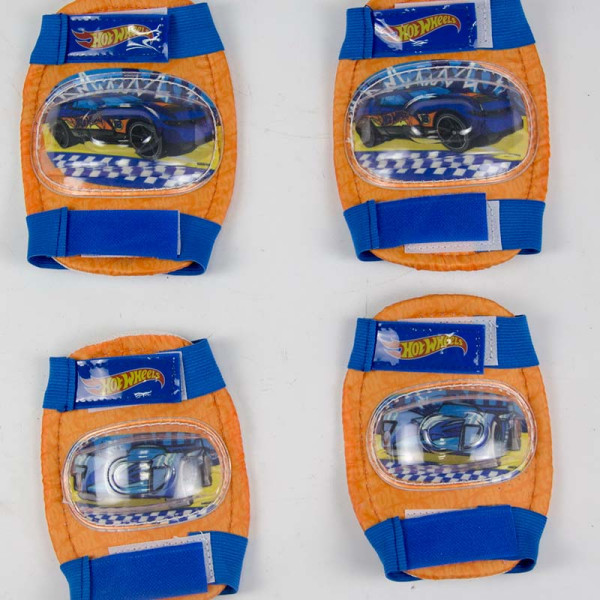 Коплект спортивного захисту Hot Wheels для дітей наколінники і налокітники HL0112