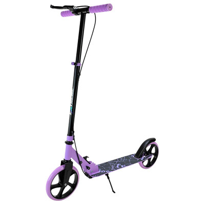 Самокат міський 2 колеса 200 мм сталевий з гальмом SC2622_Violet