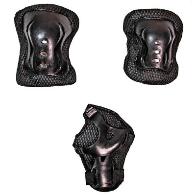 Захисний комлект для катання S Чорна ZKS_Black