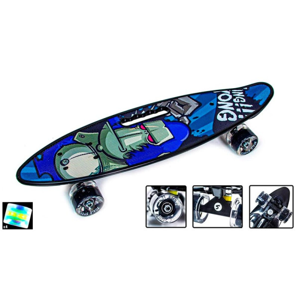 Пенні-борд Scale Sports King Kong з ручкою PBSS0002