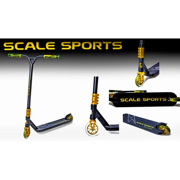 Трюковий самокат Scale Sports Adrenaline 110mm Чорний SSPA_Black Трюковий самокат Scale Sports Adrenaline 110mm Чорний SSPA_Black